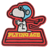 FLYING ACE SNOOPY EMBROIDERED IRON ON PATCH