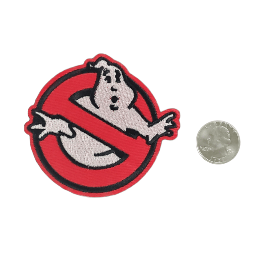 GHOSTBUSTERS EMBROIDERED IRON ON PATCH