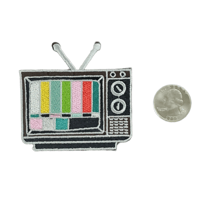 Image 2 of TV PARTY EMBROIDERED IRON ON PATCH