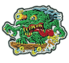 RAT FINK SKATER EMBROIDERED IRON ON PATCH