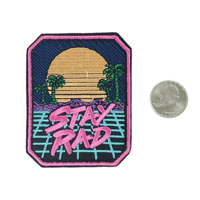 Image 2 of STAY RAD EMBROIDERED IRON ON PATCH