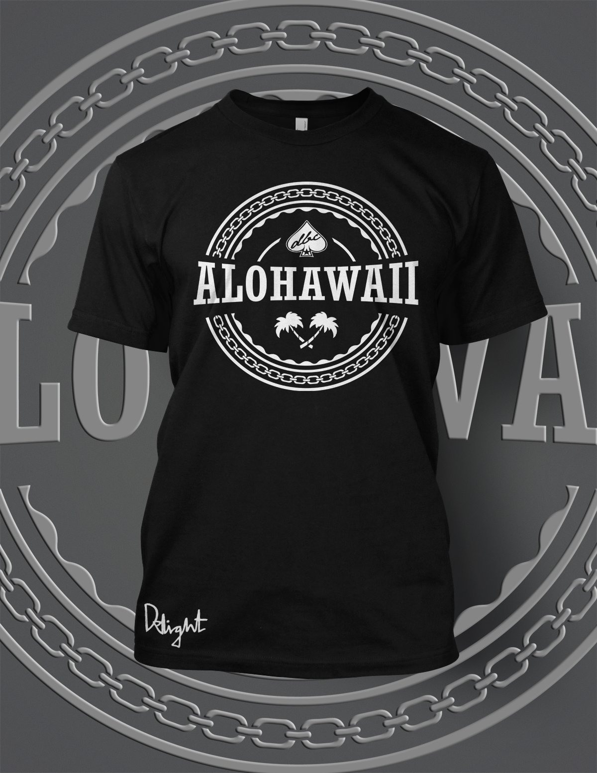 Alohawaii Throwback Black T-shirt