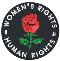 Image 1 of WOMEN'S RIGHTS ARE HUMAN RIGHTS PATCH
