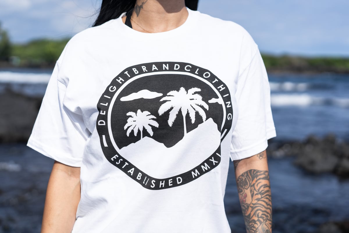 Throwback Delight Stamped White T-shirt