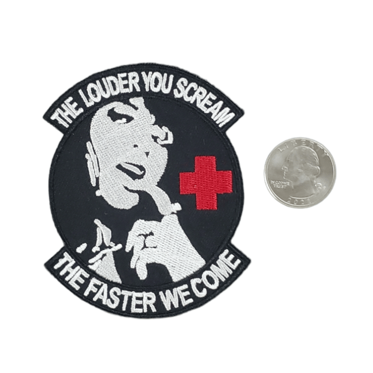 NURSE EMBROIDERED IRON ON PATCH