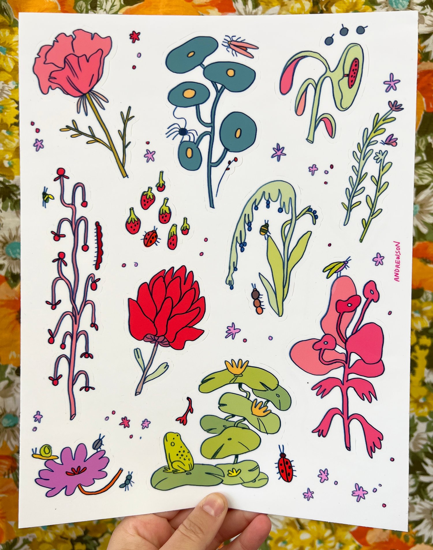 Super Large Plant Sticker Sheet