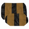 E-Z-GO TXT Seat Cover - Black and Gold