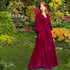 "Drunken Berry" Limited Edition Silk Velvet Beverly Dressing Gown Image 2