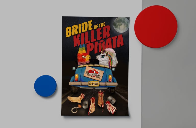 Bride of the Killer Pinata Poster (12" x 18")
