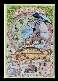 Image 3 of TOTORO FRIDGE MAGNET / BUTTON