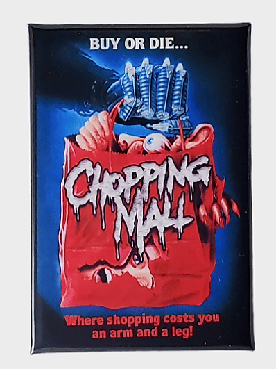 CHOPPING MALL FRIDGE MAGNET / BUTTON