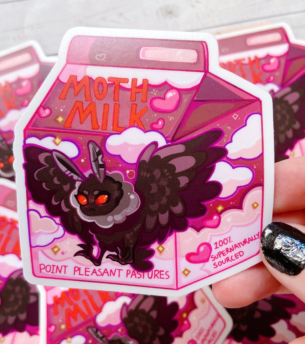 Moth Milk | Vinyl Sticker