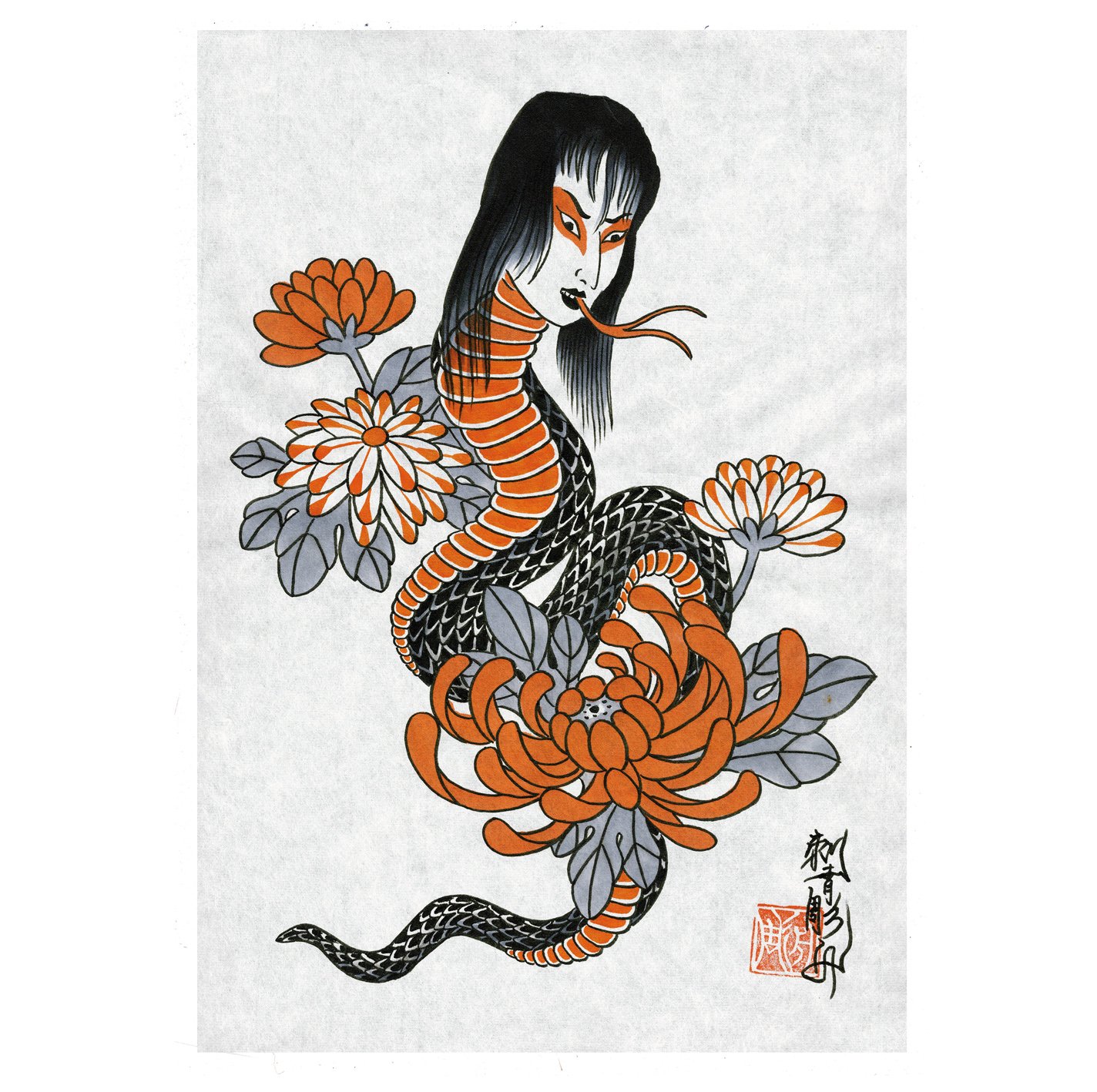 ORIGINAL ART NURE ONNA | Irezumi