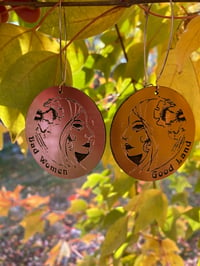 Image 3 of Bad Women from the Good Land Circle Earrings