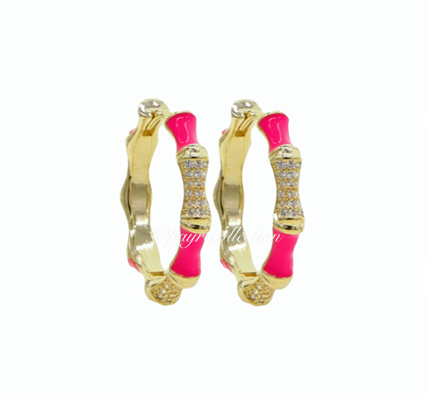 Image of COLOR ME BAD BAMBOO EARRINGS 