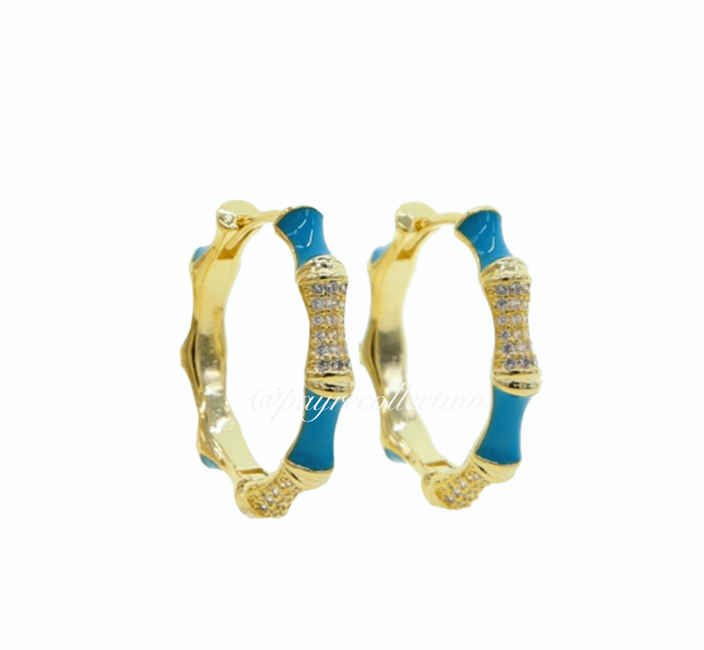 Image of COLOR ME BAD BAMBOO EARRINGS 