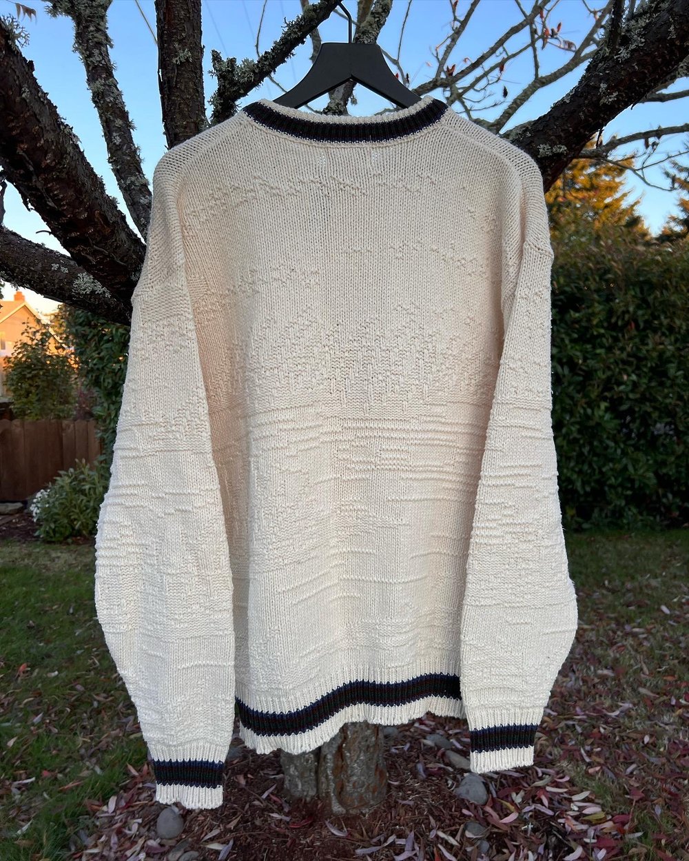 Vintage St. John’s Bay Cotton Duck Sweater (L)