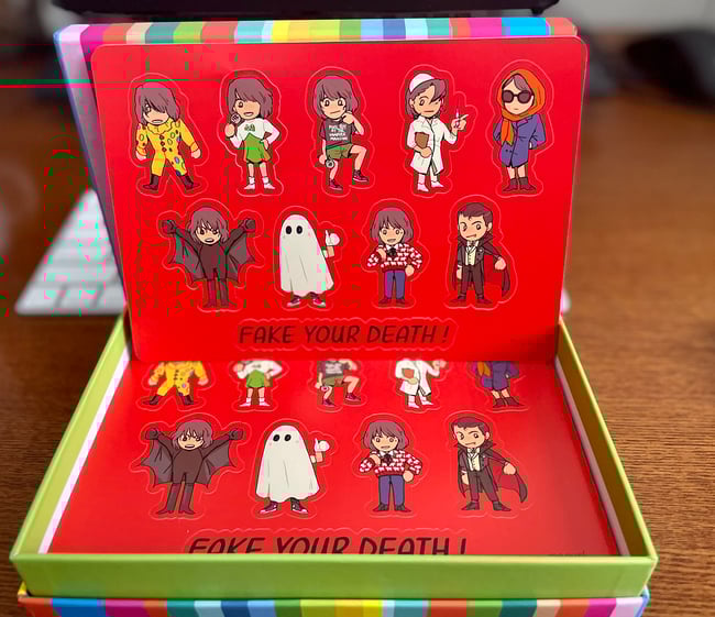 [ MCR ] Gerard Way Tour Outfits Sticker Sheet