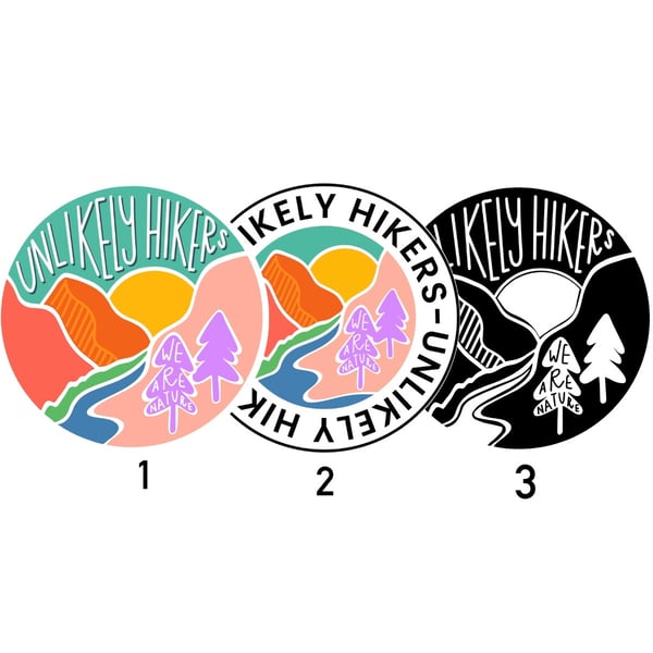 Image of NEW! Logo stickers - 3 styles