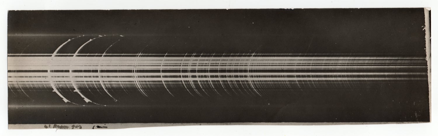 Image of Anonymous: rayograph of a gas, ca. 1910