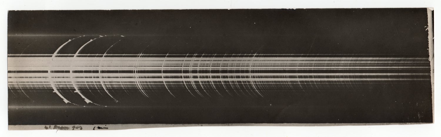Image of Anonymous: rayograph of a gas, ca. 1910