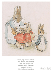 Image 1 of Beatrix Potter "Now My Dears"