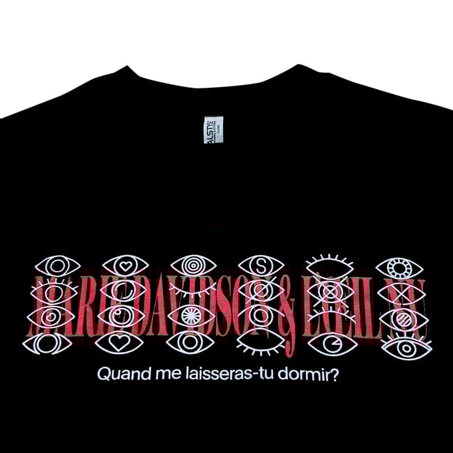 Marie Davidson & L'Œil Nu - EURO TOUR 2021 T-Shirt (BLACK)