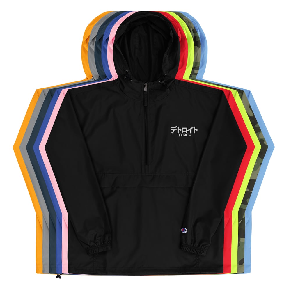 Image of Katakana Detroit Japan Embroidered  Jacket (10 colors)