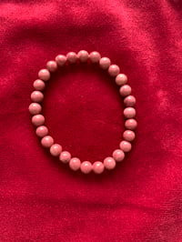 Image of BRACELET BOULE 06MM  RHODONITE 