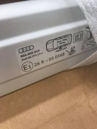 Image 5 of Audi Q5-SQ5 Base Carrier Bars Roof Racks 2018-2022. OEM 26R-030568 New.