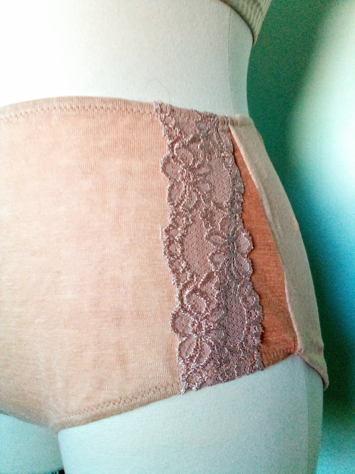 Silk Bralette and Panty Set, Plus Size Lingerie, 100% silk