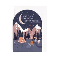 Image 1 of "Another Year of Adventures" Birthday Card by Sister Paper Co.