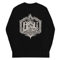 Image 1 of ABSU - ALTERNATE PELAGIC LOGO l (VINTAGE WHITE PRINT) LONGSLEEVE