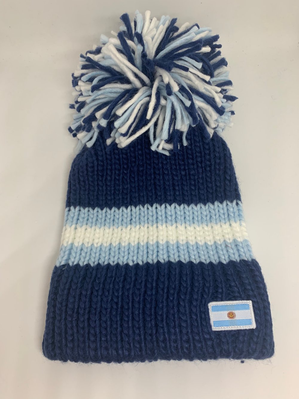 Image of Argentina bobble hat