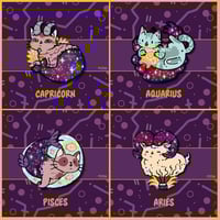 Image 3 of Zodiac Glitter Charms