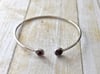 Garnet Cuff Bracelet