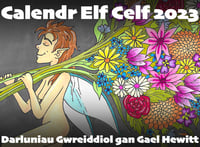 Image 1 of Calendr Elf Celf yn Cymraeg!