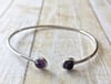 Amethyst Cuff Bracelet