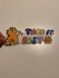 Image of Take it easy Bumper Sticker 