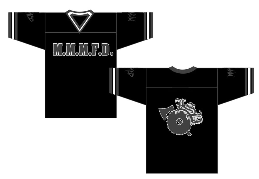 Image of M.M.M.F.D : GREY / WHITE FOOTBALL Jersey 