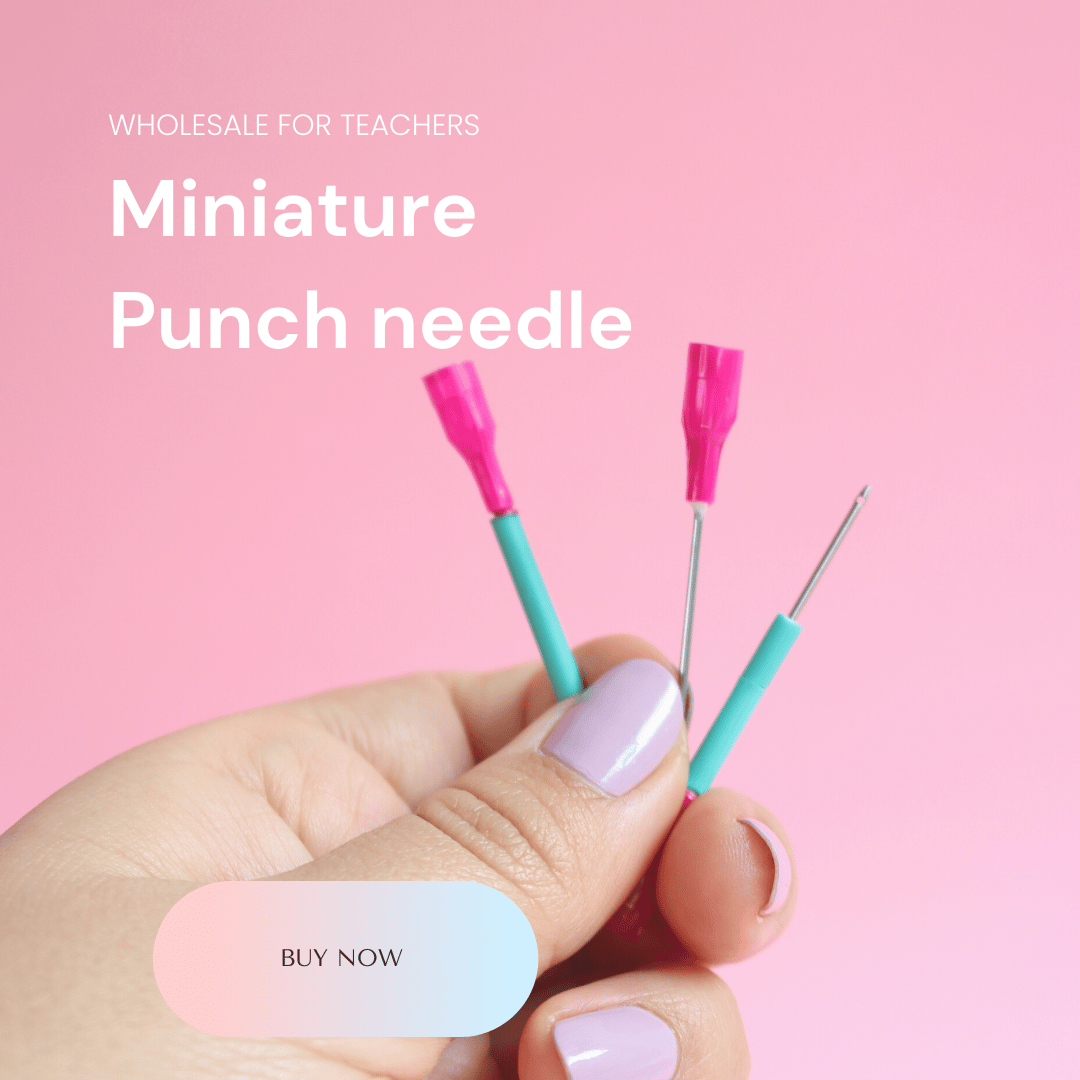 Image of TEACHERS MINIATURE PUNCH NEEDLE / LA AGUJA MÁGICA