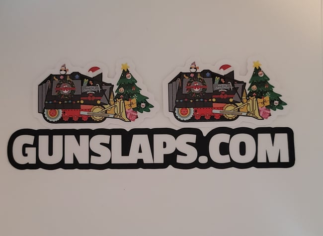 160. Killdozer Christmas Sticker