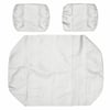 Club Car DS - Pre 2000 - Front Seat Covers - White