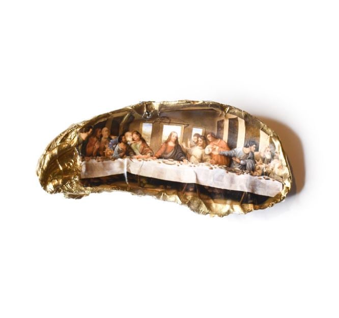 Image of THE LAST SUPPER OYSTER SHELL