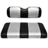 E-Z-GO TXT Front Seat - Black and Silver