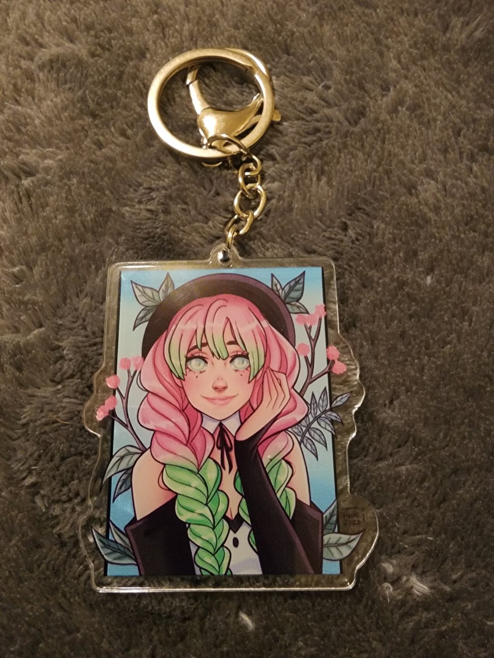 Image of Cute Love Pillar Keychain