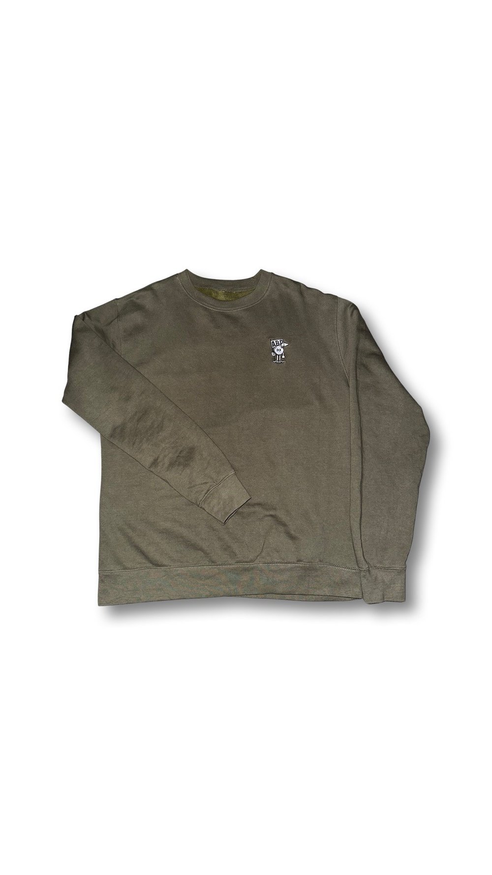 Image of Army Green- Crewneck (Midweight) 