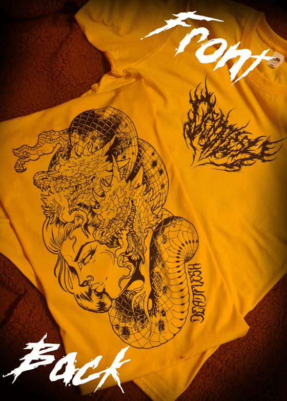 Image of Beast Master Front and Back Print Yellow