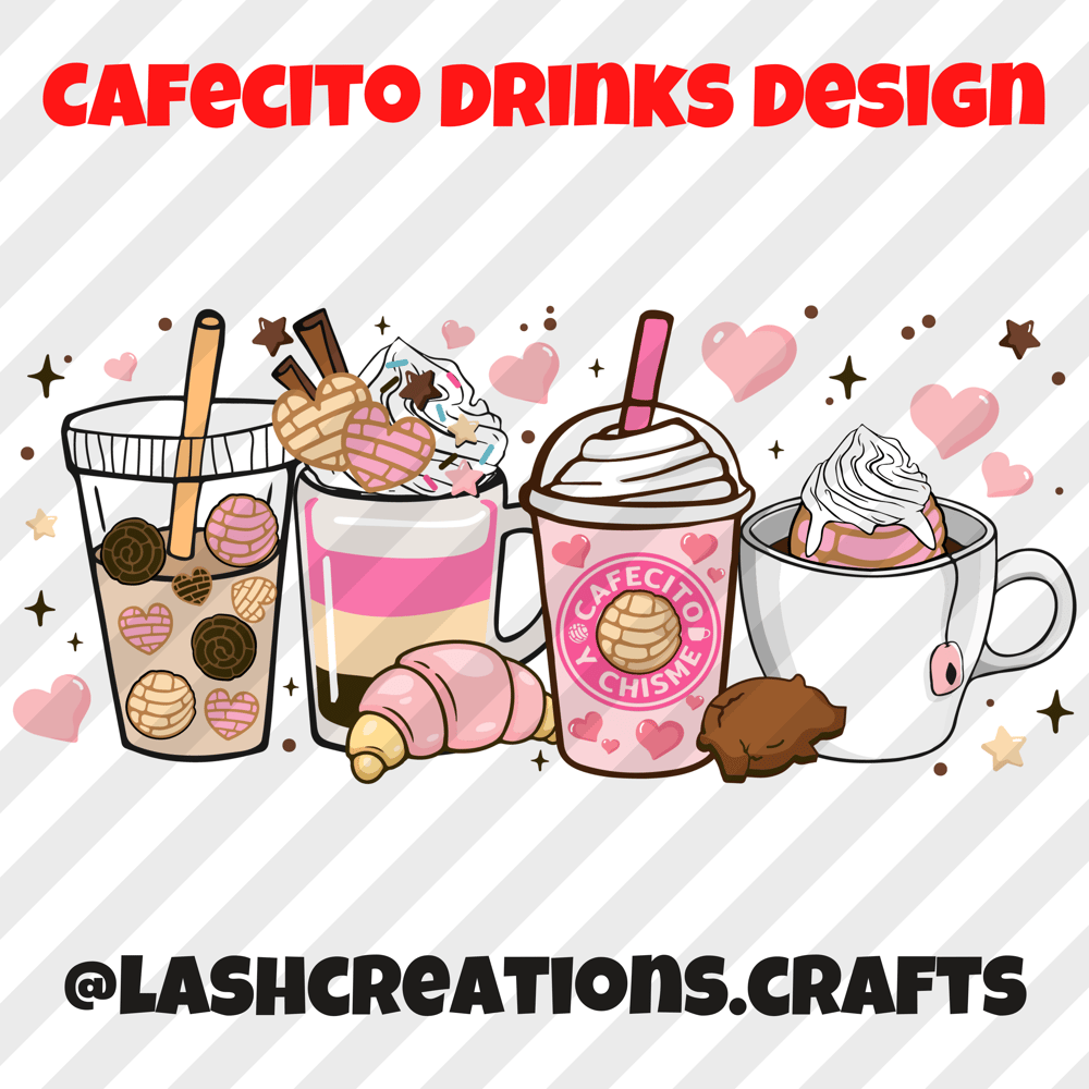 Image of Cafecito Drink Shirt☕️💖