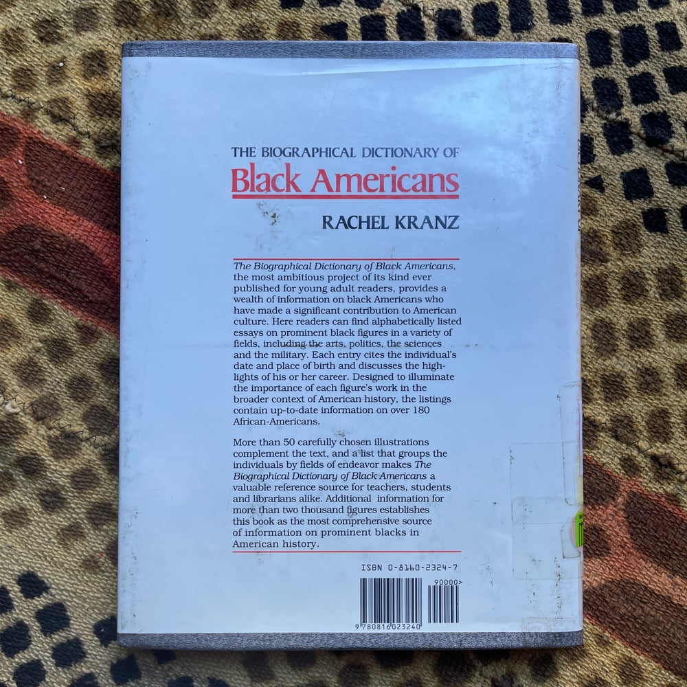 The Biographical Dictionary of Black Americans